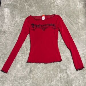 Y2K DYSFUNCTIONAL MESH TOP